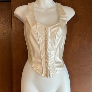 Cream Corset Top 🤍
